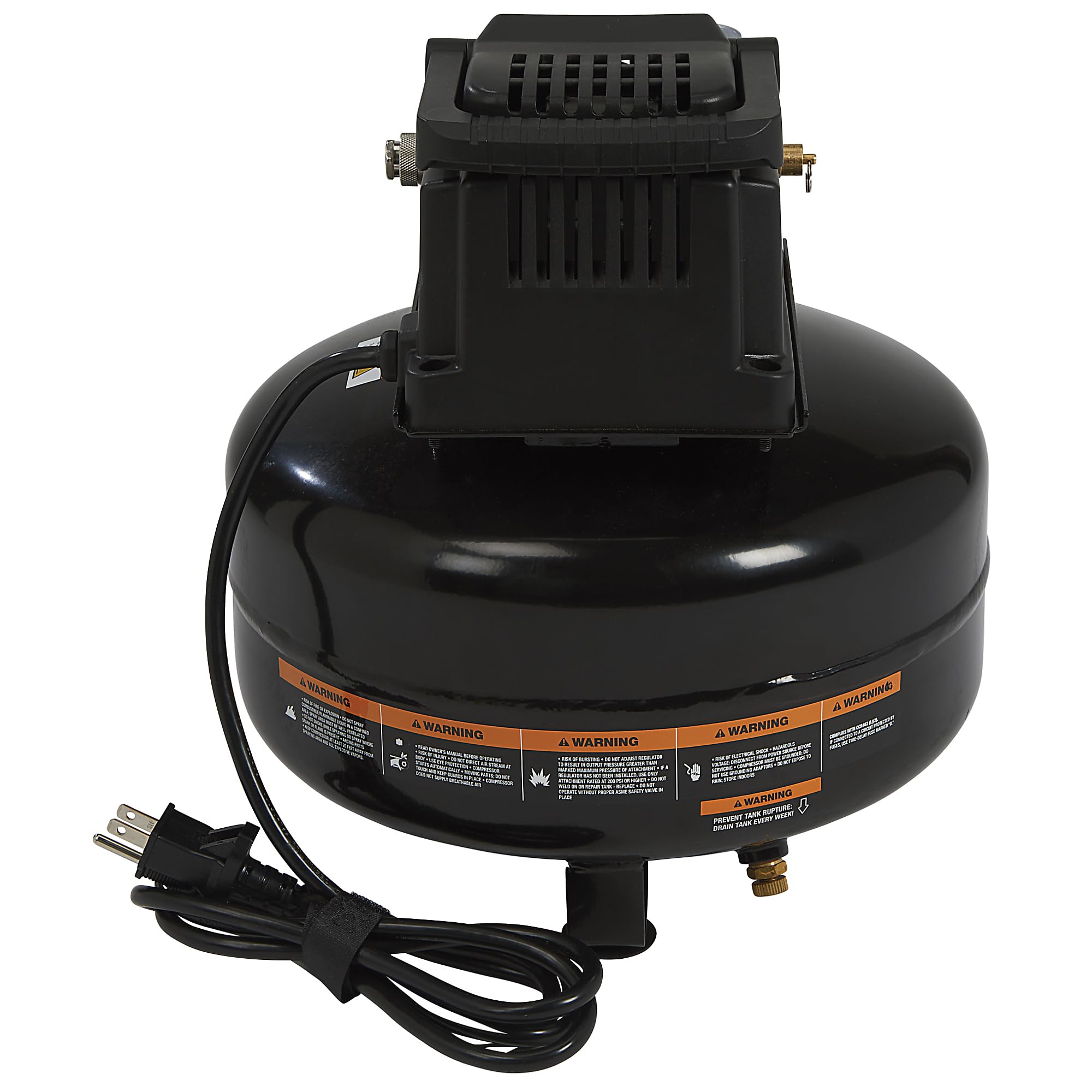 Ironton Oil Free Pancake Air Compressor, 0.3 Hp, 3 Gallons, 110 Psi